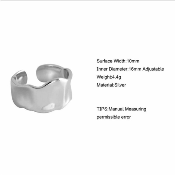 STERLING SILVER | WAVE RING - Picture 5 of 5